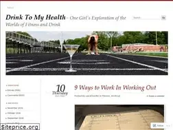 Sites similar to drinktomyhealth.wordpress.com