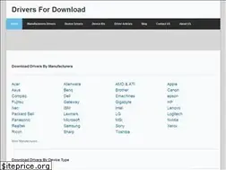 Sites similar to driversfordownload.com