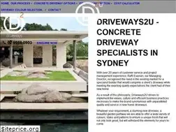 Sites similar to driveways2u.com.au