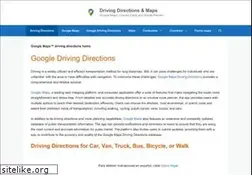Sites similar to drivingdirectionsandmaps.com