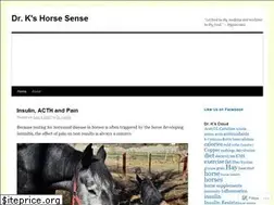 Sites similar to drkhorsesense.wordpress.com