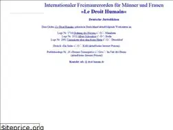 Sites similar to droit-humain.de
