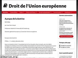 Sites similar to droit-union-europeenne.be