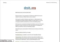 Sites similar to droit.org