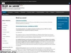 Sites similar to droitausavoir.asso.fr