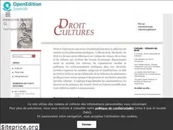 Sites similar to droitcultures.revues.org