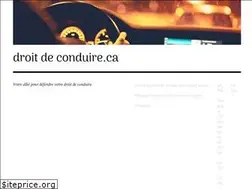 Sites similar to droitdeconduire.ca