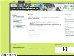 Sites similar to droitsetdevoirs.lu
