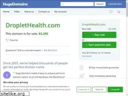 Sites similar to droplethealth.com