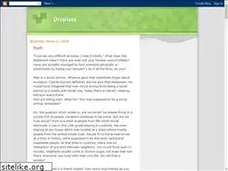 Sites similar to dropletsoftheocean.blogspot.com