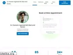 Sites similar to drpoonamagarwal.getmy.clinic