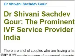 Sites similar to drshivanisachdevgour.info