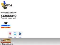 Sites similar to drtcayacucho.gob.pe