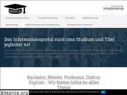 Sites similar to drtitel.de
