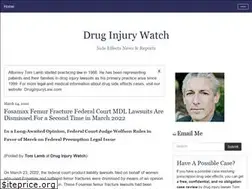 Sites similar to drug-injury.com