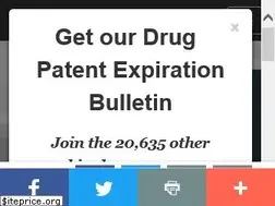 Sites similar to drugpatentwatch.com