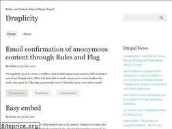 Sites similar to druplicity.com