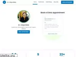 Sites similar to drvidyabisla.getmy.clinic