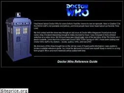 Sites similar to drwhoguide.com
