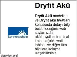 Sites similar to dryfitaku.com