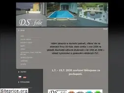 Sites similar to ds-folie.cz