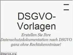 Sites similar to dsgvo-vorlagen.de