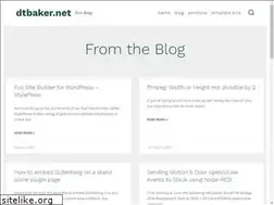Sites similar to dtbaker.net