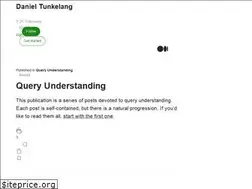 Sites similar to dtunkelang.medium.com