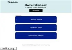 Sites similar to dtwmetrolimo.com