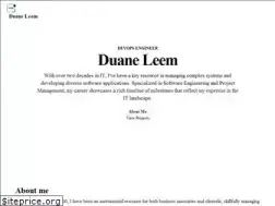 Sites similar to duaneleem.com