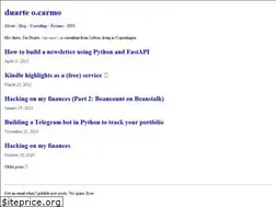 Sites similar to duarteocarmo.com