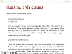 Sites similar to duas-ou-tres.blogspot.com