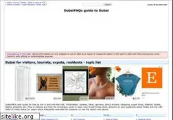 Sites similar to dubaifaqs.com