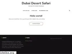 Sites similar to dubaisafaribookings.com