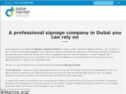Sites similar to dubaisignage.com