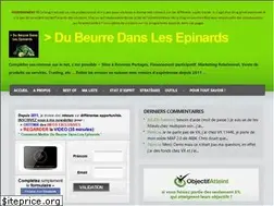Sites similar to dubeurredanslesepinards.fr
