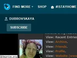 Sites similar to dubrovskaya.livejournal.com