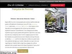 Sites similar to ducdelorraine.ca