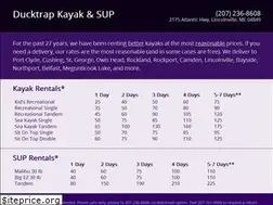 Sites similar to ducktrapkayak.com