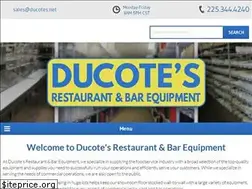Sites similar to ducotesrestaurantsupply.com
