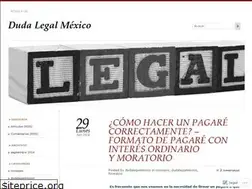 Sites similar to dudalegalmexico.wordpress.com