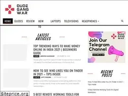 Sites similar to dudegangwar.com