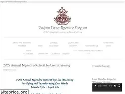 Sites similar to dudjomtersarngondro.com