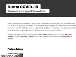 Sites similar to duetocovid19.com