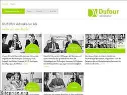 Sites similar to dufour-advokatur.ch