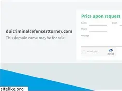 Sites similar to duicriminaldefenseattorney.com
