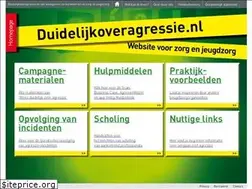 Sites similar to duidelijkoveragressie.nl