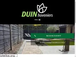 Sites similar to duinhoveniers.nl