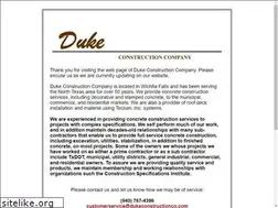 Sites similar to dukeconstructionco.com