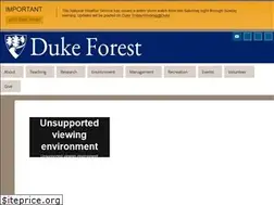 Sites similar to dukeforest.duke.edu